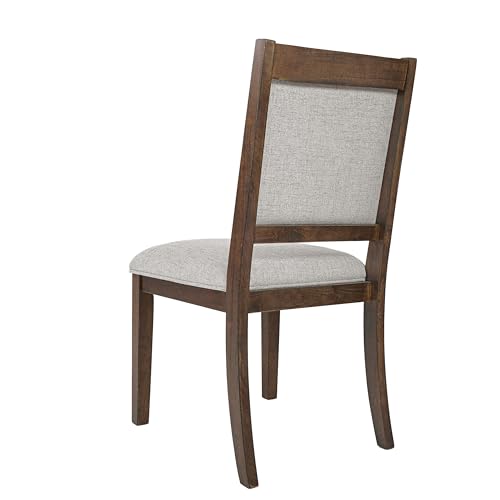 HomePop Classic Parsons Dining Chairs, Neutral Textured Solid (Set of 2) HomePop