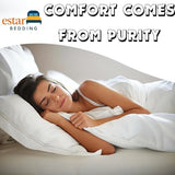 Armless Futon Mattress Cover Zippered | Zipper Fitted Sheet Cotton Queen Size 6 Inch Drop Pocket, 600TC | Soft Durable Machine Washable Bed Mattress Protect Cover | Sage Estar Bedding