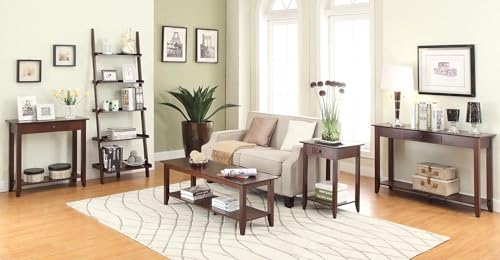 Convenience Concepts American Heritage 1 Drawer Console Table with Shelf, Espresso Convenience Concepts