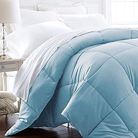 1600 Series Lightweight Goose Down Alternative Comforter Twin/Twin XL / Sky Blue Beckham Hotel Collection