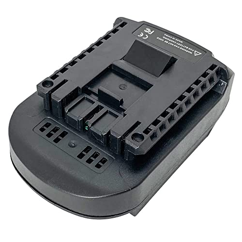 Battery Adapter for Bosch 18V Lithium-Ion Cordless Tool, Compatible with Dewalt 18V 20V Max/ Milwakee M18 18V Li-ion Battery Convert to Bosch 18V Compact Lithium Battery BAT608 BAT609 BAT612 BAT618 QINIZX