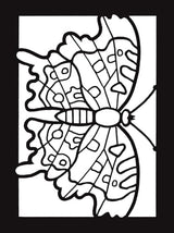 Butterflies Mini Stained Glass Coloring Book (Dover Little Activity Books: Insects) Dover Publications