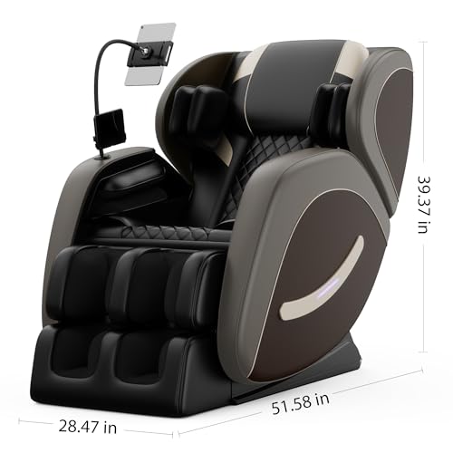 GDFStudio Massage Chair Zero Gravity Recliner,2025 Massage Recliner Chair with Full Body Air Pressure,Grey GDFStudio