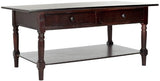 Safavieh American Homes Collection Boris Dark Cherry Coffee Table Safavieh
