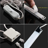 Cefrank Under Cabinet Lighting Bookshelf Light Bar - UL-Listed - Low Profile - Energy Saving - Cool to Touch - Soft Warm White Cefrank