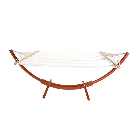 ONCLOUD Hammock Wood Arc Stand with Double Hammock (10.5 ft) ONCLOUD
