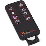 BOWERY HILL 92" W Modern Wood Electric Fireplace TV Stand with Mantel & Remote Control, 6-Feet Power Cord and Hardware, 5 Flame Brightness Levels, for TVs up to 85", in White & Black Finish BOWERY HILL