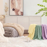 Sasttie Queen Comforter Set 3 Pieces - Super Soft Fleece Comforters Queen Size, 1 Luxury Warm Fuzzy Marshmallow Comforter with 2 Pillow Cases, Faux Fur Down Alternative Bedding Set, Cream White Sasttie