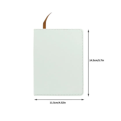 Wyleaves Sublimation Blank Notebook Journal Leather Notebook Thick Blank DIY Notebook Personalized Writing Paper Notebook for School Office Home Travel Supplies