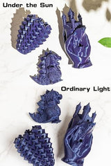 FF SUNSENKJ PLA Filament 1.75mm Color Change 3D Printer Filament, Chameleon Shiny Sparkle Glitter by Different Light and Angle, PLA 3D Printing Filament 1kg (2.2lbs) Spool (Chameleon_Nebula Purple) FF SUNSENKJ