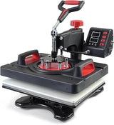 Pro 8 in 1 Heat Press Machine – Swing Away Digital Heat Transfer Combo | for T-Shirts, Mug, Cap, Plate Generic