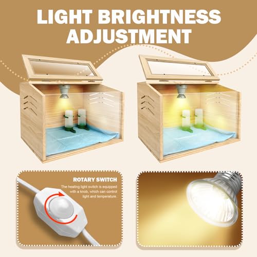 Chicken brooder Box,Chick brooder,brooder Box for Chicks,Small Chicken coop,Baby Chicken Supplies,Chick brooder Box,Quail cage,Quail coop,Measures Approximately 15.7X12X12 inches LIAQICHA