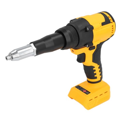 Electric Rivet Gun,3.2‑4.8mm Brushless Electric Cordless Rivet Tool with LED Light, Portable Rivet Gun for DCB206 DCB207 DCB208 Battery - WoodArtSupply