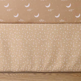The Peanutshell 3 Piece Baby Crib Bedding Set for Boys & Girls - Newborn, Infant & Toddler Nursery Bed Set Decor with Fitted Crib Sheet, Dust Ruffle, Crib Comforter - Boho Celestial The Peanutshell