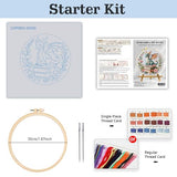 JOZYSH Black Dragon Handmade DIY Embroidery kit,Suitable for Adult Beginners,Includes Embroidery Cloth, Instructions, Embroidery Frame and Needle and Thread, Suitable for Holiday Gifts (Dragon1)