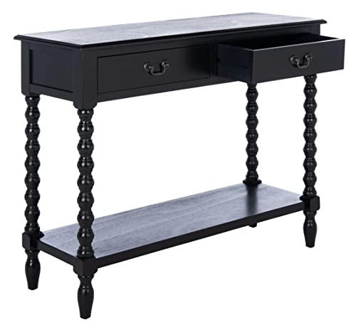 Safavieh Home Collection Athena Black 2-Drawer Console Table SAFAVIEH