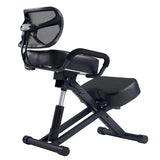 Master Massage Ergonomic Kneeling Chair with Back Support for Office -Posture Chair with Angled Seat and Backrest for Home and Office-Posture Correction Stool-Improve Your Posture Master Massage Equipment