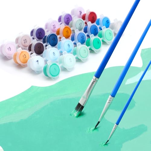 XTXGERL Paint by Numbers for Adults Beginner Farm Animals Horses Dogs Birds DIY Acrylic Painting by Numbers Kits with Brushes Acrylic Pigment Home Decoration Brithday Gifts 16x20 inch XTXGERL