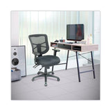 Alera Elusion Series Mesh Mid-Back Multifunction Chair, Black Alera