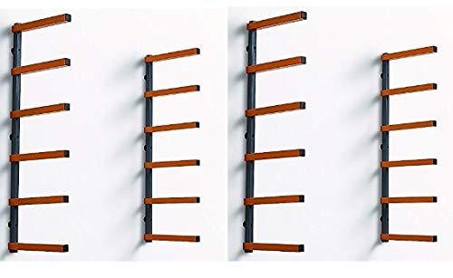 TWO BORA PBR-001 Wood Organizers & Lumber Storage Metal Racks - WoodArtSupply