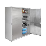 Seville Classics UltraHD Solid Steel Lockable Metal Storage Cabinet Locker Organizer w/Adjustable Shelves for Garage, Warehouse, Office, Classroom, Seville Classics