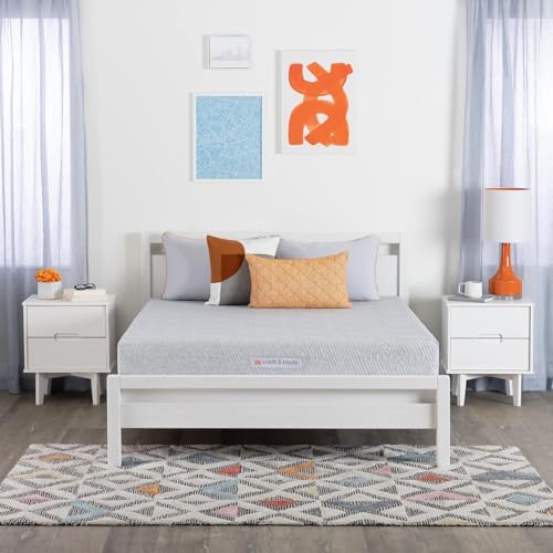 Craft & Trade 8-Inch Risewell Memory Foam Mattress, Bed-in-a-Box, CopperGel Cooling, CertiPUR-US Certified, California King, 100 Night Trial Craft & Trade