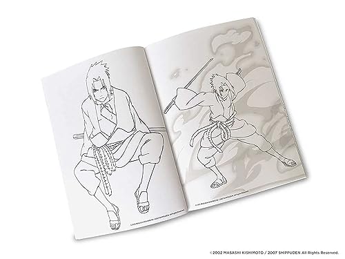 NARUTO SHIPPUDEN: The Official Coloring Book WoodArtSupply