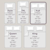 Home, Silver Brushed Microfiber Set-4 Piece Bed Linens-Fitted & Flat Sheets, 2 Pillowcases-Wrinkle by Lavish (Full, Gray) Lavish Home