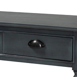 Baxton Studio Garvey French Provincial Grey Finished Wood 3-Drawer Entryway Console Table Baxton Studio