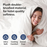 Duvet Cover Twin/Twin XL Size - Extra Soft Twin/Twin XL Size Duvet Cover - Lightweight, Breathable & Fade Free w/Zipper Closures & Ties - 68" x 90" Inches - (Antique White) Comforter Not Included CGK Unlimited