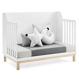 GAP babyGap Oxford 6-in-1 Convertible Crib - Greenguard Gold Certified, Bianca White/Natural Delta Children