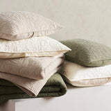 EVERGRACE 100% Cotton Paisley Quilt Set, Queen Size 3 Piece Set – Prewashed Lightweight Bedspread with 2 Shams, Soft & Breathable Coverlet for All-Season Comfort, Olive Green EVERGRACEHOME