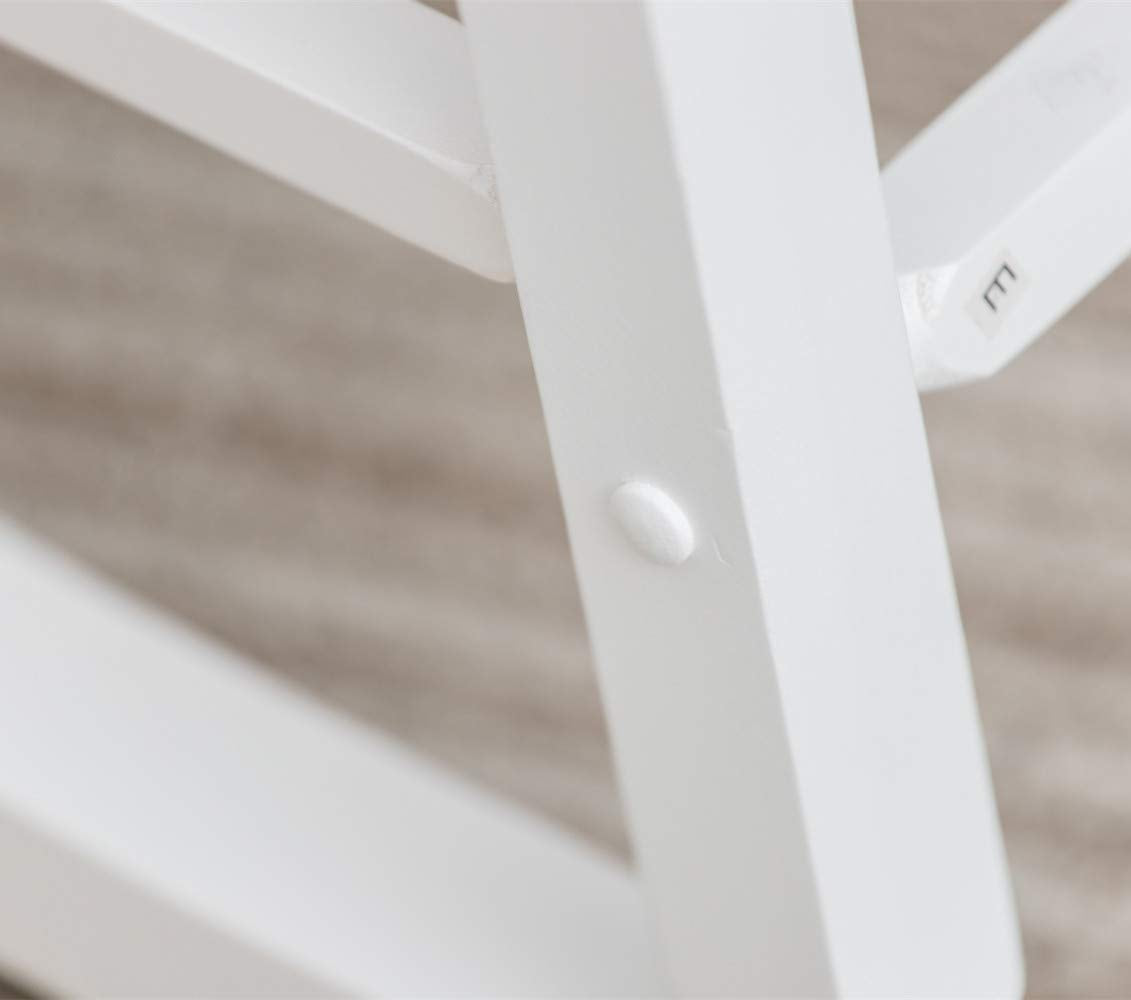 BplusZ KD-30W Wood Rocking Chair Porch Rocker Classic Outdoor White BplusZ