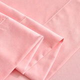 Flower Comforter Sheet Set White Bed in a Bag 6 Pieces Twin Size Dark Pink Floral Microfiber Bedding Set (1 Comforter 2 Pillow Shams 1 Pink Flat Sheet 1 Fitted Sheet 1 Pillowcases) UOZZI BEDDING