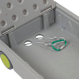 ECR4Kids Lock and Roll Personal Safe, Travel Lockbox, Grey ECR4Kids