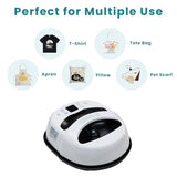 NEWBULIG Heat Press Machine for T Shirts, Iron Heat Press 9.06"x11.81", Heating Transfer Machines, Easy & Portable, 450°F for T-Shirts, Hats, Bags, Pillows with Safety Base & Auto Shut-Off NEWBULIG