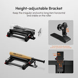 AlgoLaser Rotary Roller for MK2–Y-Axis Rotary Module for Cylindrical Object Engraving–Compatible with LightBurn, LaserGRBL–(No Engraving Tool Included) AlgoLaser