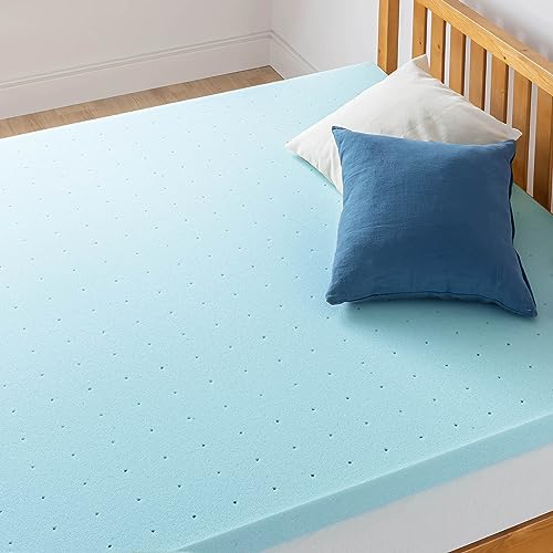 Best Price Mattress 3 Inch Ventilated Memory Foam Mattress Topper, Cooling Gel Infusion, CertiPUR-US Certified, Dorm Essentials, Queen Best Price Mattress