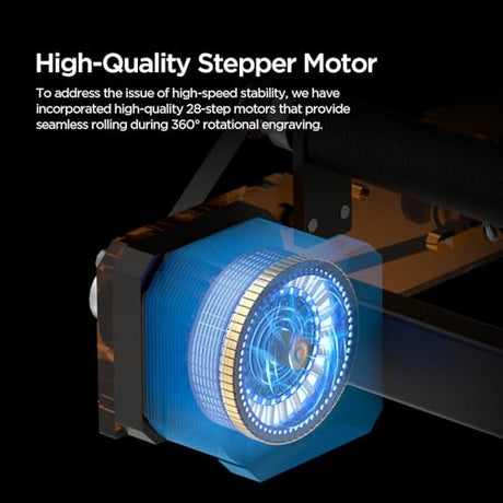 ACMER M3 Laser Rotary Roller, 360° Y-Axis Rotary Module for Cylindrical Engraving, Adjustable 6–164mm Diameter, Compatible with ACMER P3/P2/P1/S2/S1/P1 S Pro and Most Laser Engravers ACMER