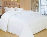 Natural Comfort White Down Alternative Comforter with Embossed Microfiber Shell, Light Weight Filled, King Natural Comfort