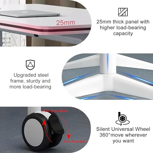 Folding Conference Table On Wheels Conference Room Table Flip Top Mobile Office Training Room Table Meeting Room Table Foldable Meeting Tables Rolling Meeting Table With Silent Wheels(6pack120*60*75) czxhaery