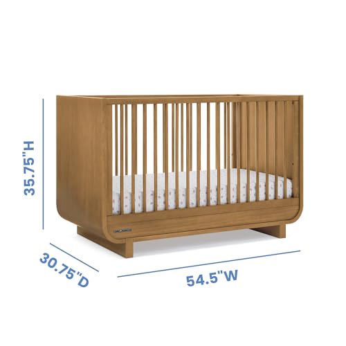 Delta Children Rhodes 4-in-1 Convertible Crib - Greenguard Gold Certified, Acorn