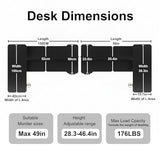 Acrolix 59 Inch L Shaped Standing Desk Adjustable Height, Electric Corner Standing Desk, Sit Stand Computer Table with Reversiable Splice Board,White Acrolix