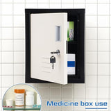 Suzile Lockable Storage Cabinet Metal Lockable Steel Storage Cabinet Organizer Storage Lockers for Employees Vertical Metal Cabinets End Side Table Steel Bedside Storage with Shelflf (Black Beige) Suzile