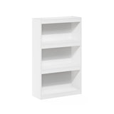 Furinno Jaya Enhanced Home Bookcase 3-Tier Adjustable Bookshelf, White Furinno