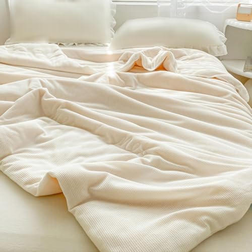 RDIAYDN Summer Quilt, Soft and Comfortable Polyester Microfiber Bed Duvets, Duvets Filling Fibers, For Summer Single Double Bed (C,180x220cm) RDIAYDN