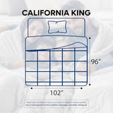 Utopia Bedding Comforters California King Size, All Season Duvet Insert, Down Alternative Box Stitched Bed Comforter with Corner Tabs, Machine Washable (White) Utopia Bedding
