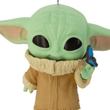 Hallmark Star Wars: The Mandalorian Grogu with Butterfly Funko POP! Christmas Ornament Hallmark
