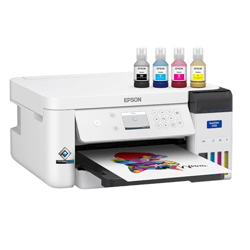 Epson SureColor F170 Dye-Sublimation Printer. Includes Full Set of Ink, User Guide, & AC Power Cable SCF170 - WoodArtSupply