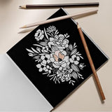 Bloom: A Flower Coloring Book for Adults B Blue Star Press